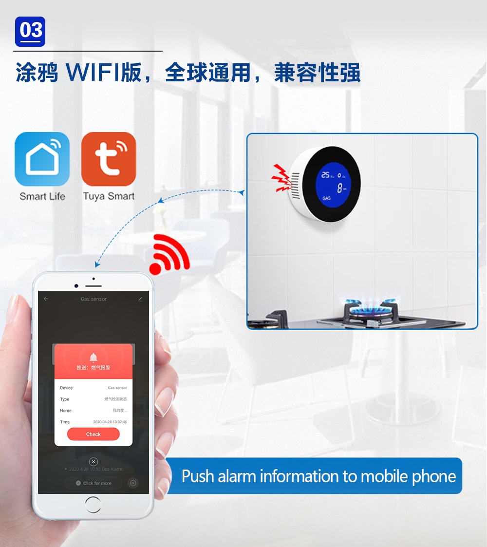 不同环境下燃气报警器安装间距有什么规范?(图2) 不同环境下燃气报警器安装间距有什么规范?(图2)